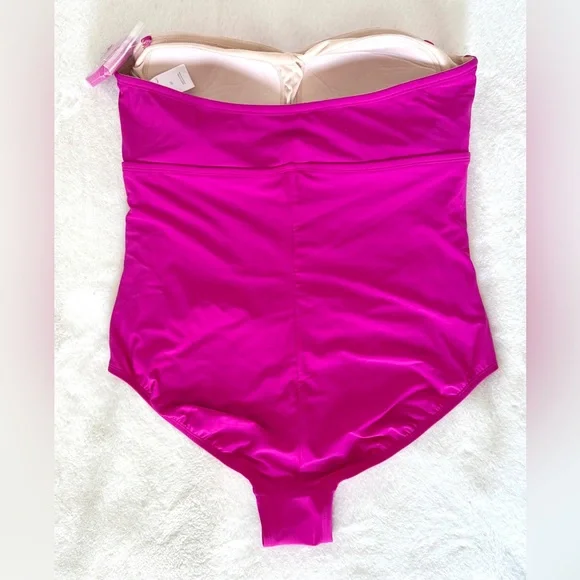 Kona Sol Women Full Coverage Tummy Control One Piece Swimsuit - NWT - Picture 6 of 11